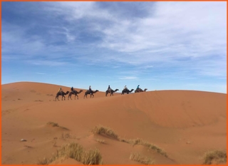 private tour from Fes to Merzouga desert and Marrakech,guided camel ride in Morocco